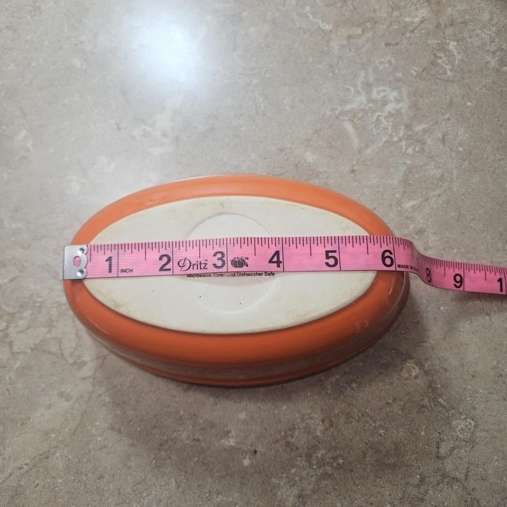 Rachael Ray Orange 12 Oz Oval Au Gratin Baking Dishes Set Of 4 Stoneware